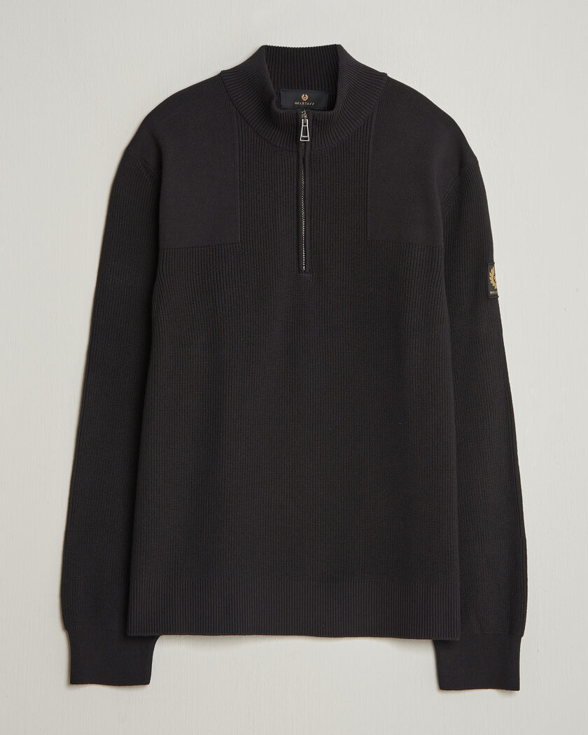 Belstaff Commander Half Zip Black – Black