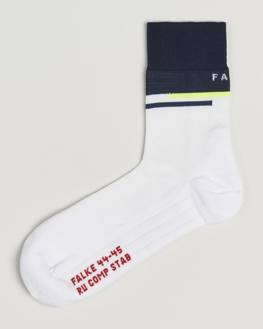Falke Sport RU Compression Stabilizing Running Socks White – White