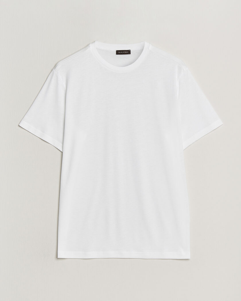 Oscar Jacobson Kim Lyocel/Cotton T-Shirt White – White