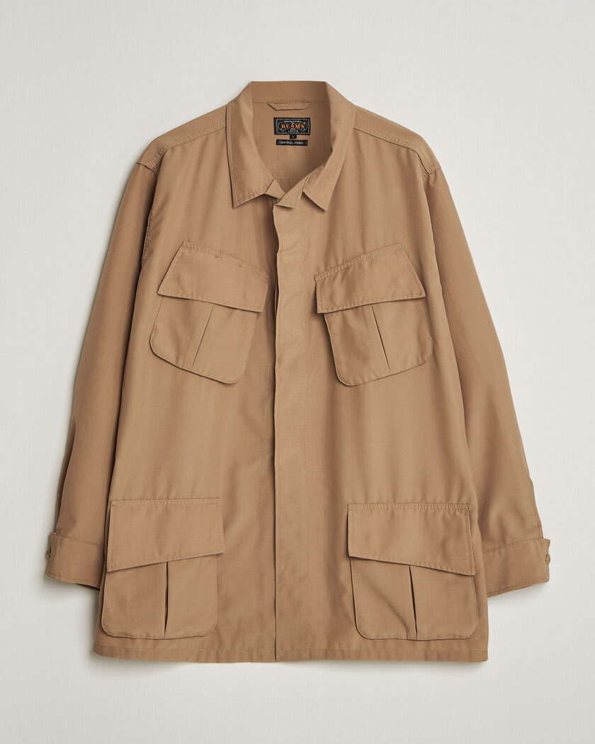 BEAMS PLUS MIL Fatigue Jacket Khaki – Beige