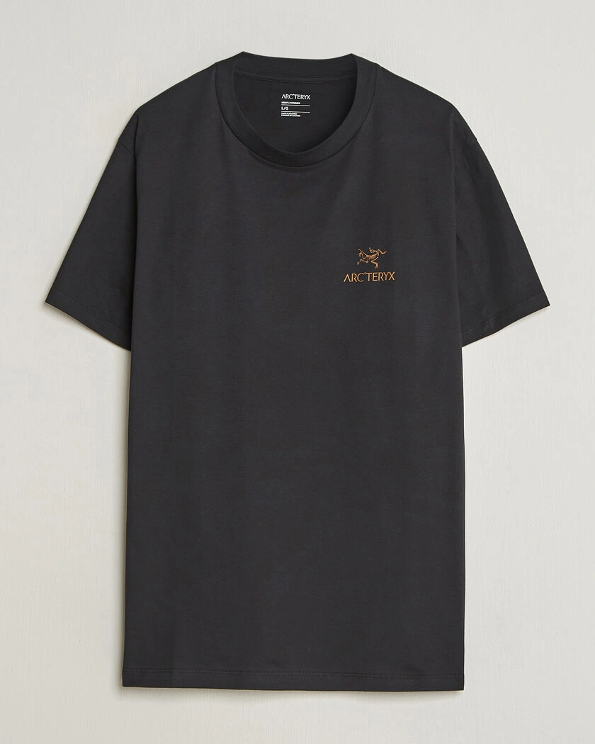 Arc'teryx Kragg Cotton Bird Word T-Shirt Black – Black