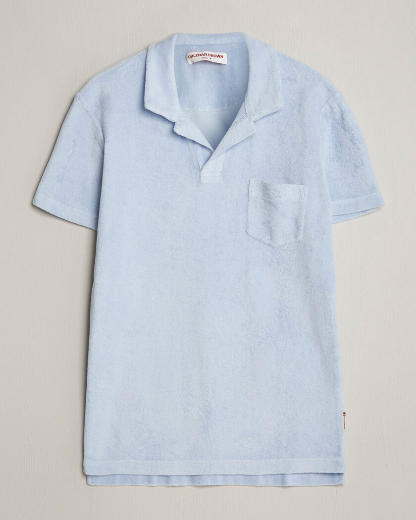 Orlebar Brown Terry Polo Surfside Blue – Blue