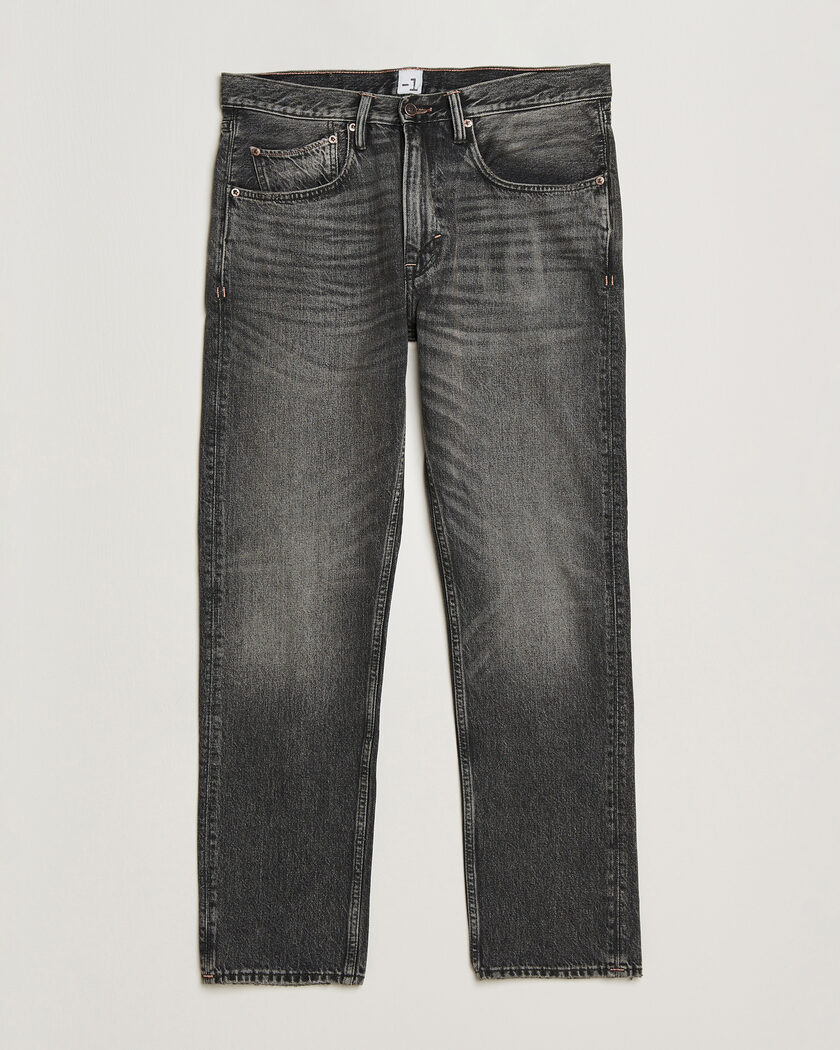 -1 Nordic Denim Regular Fit Jeans Thunderstorm Black Clean – Black