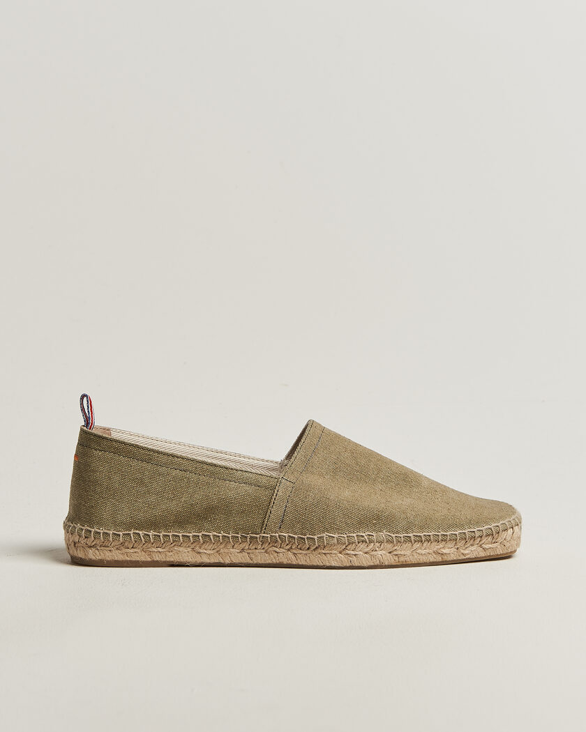 Castañer Pablo Washed Canvas Espadrilles Laurel Green – Green