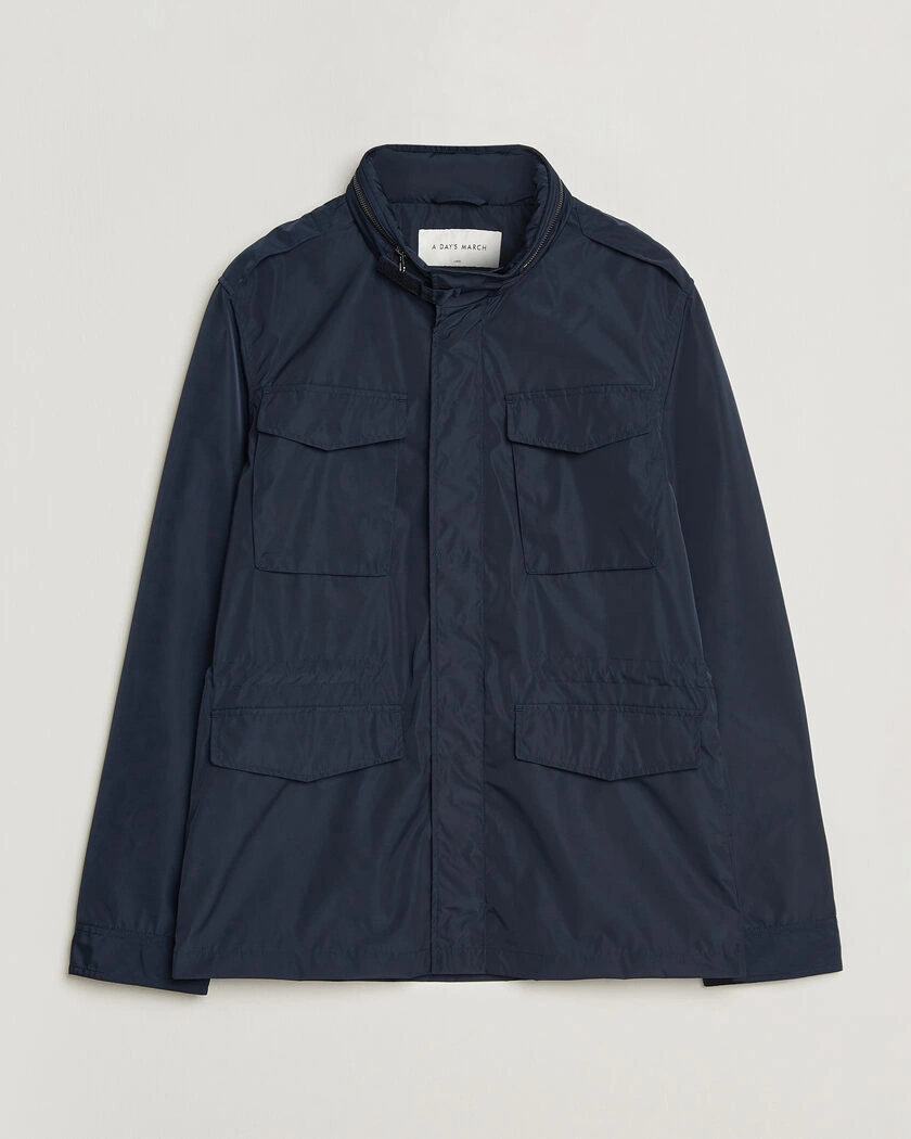 A Day's March Barnett M65 Nylon Jacket Navy – Blue