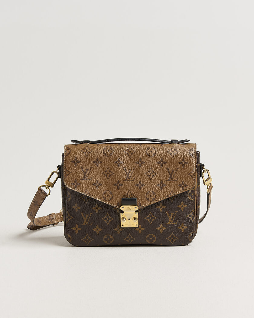 Louis Vuitton Pre-Owned Pochette Métis Reverse Monogram – Brown