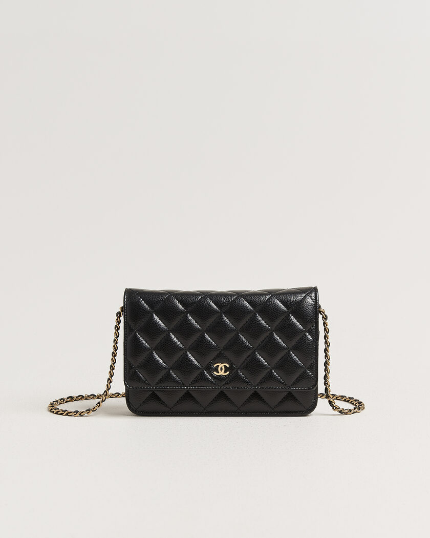 Chanel Pre-Owned Wallet On Chain Caviar Leather Black – Black