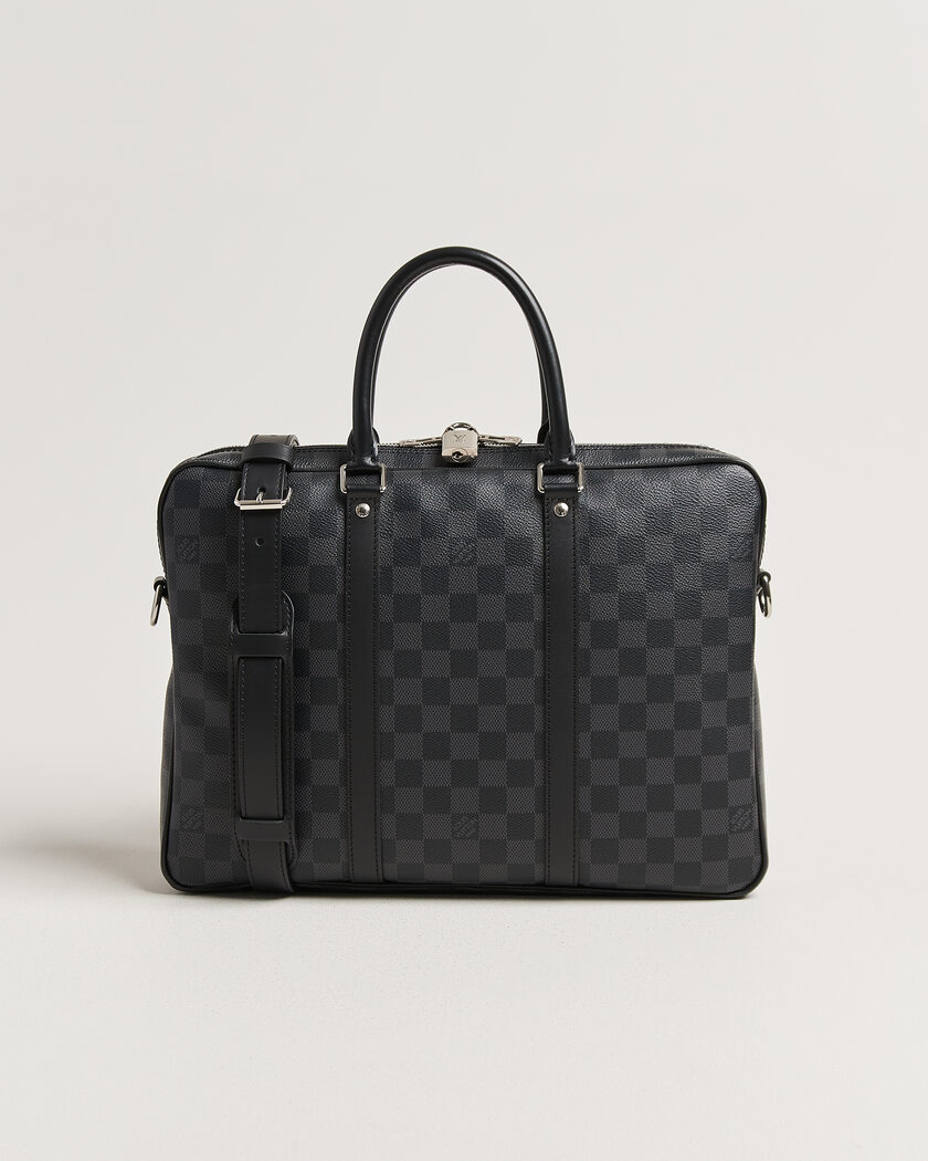 Louis Vuitton Pre-Owned Porte Documents Damier Graphite – Grey