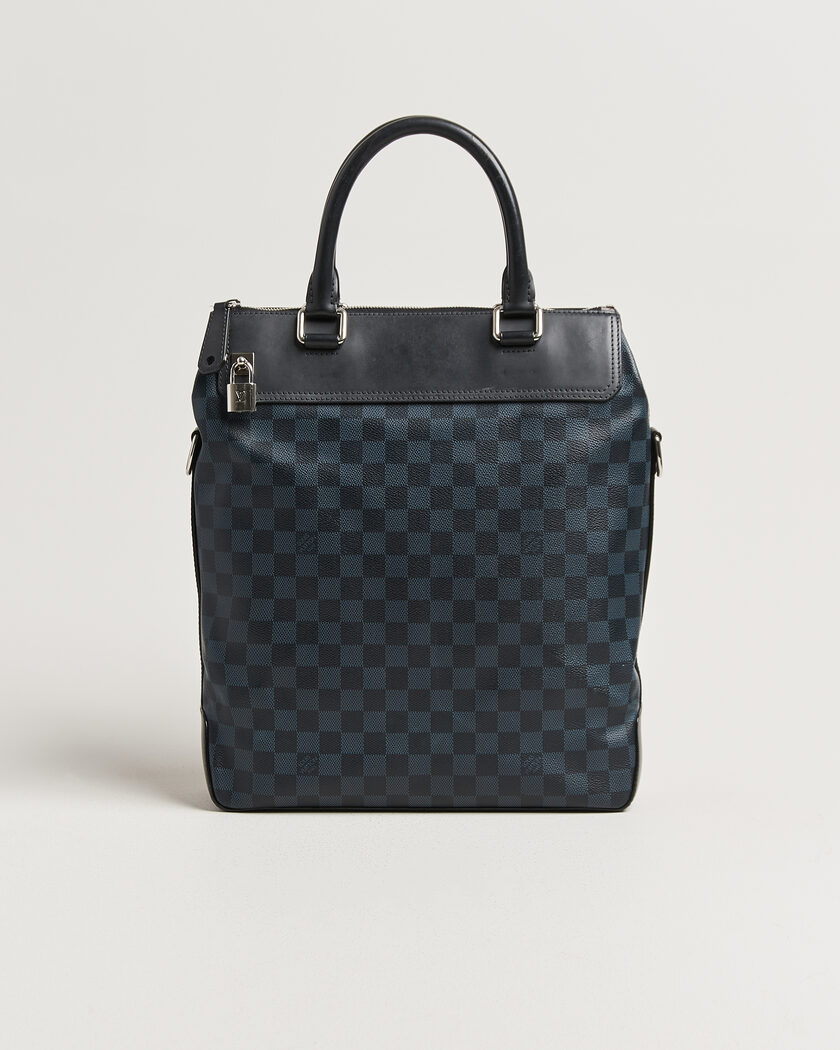 Louis Vuitton Pre-Owned Greenwich Tote Bag Damier Cobalt – Black