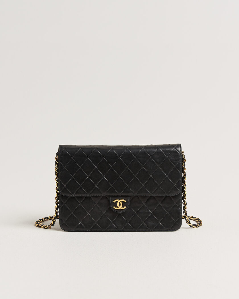 Chanel Pre-Owned Single Flap Bag Black – Black