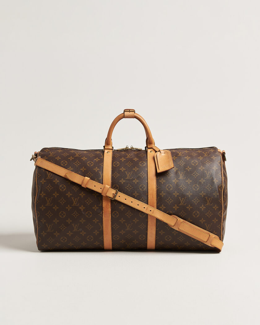 Louis Vuitton Pre-Owned Keepall Bandouliére 55 Monogram – Brown