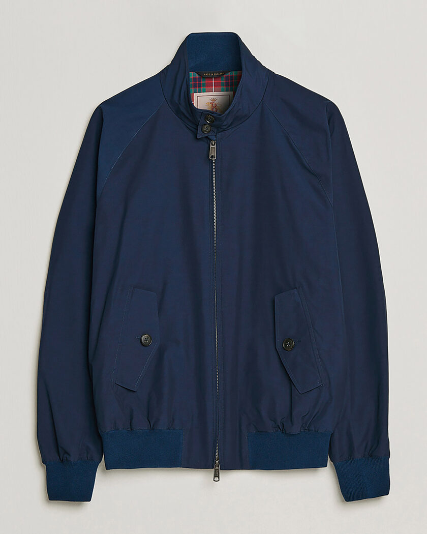 Pre-owned Baracuta G9 Original Harrington Jacket Dark Navy UK42 - EU52 – Blue