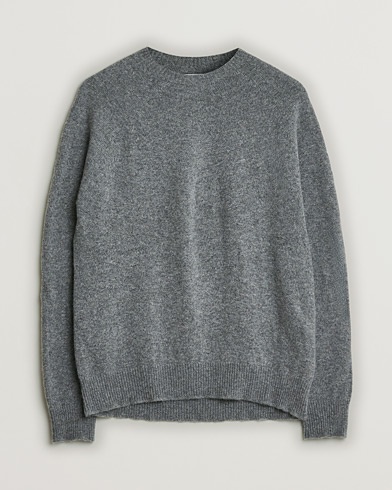 Pre-owned Jil Sander Cashmere/Merino Round Neck Sweater Grey Melange – Grey