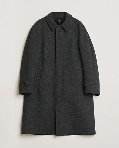 Pre-owned Mackintosh Boston Wool Overcoat Grey M – Grey