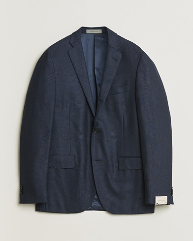 Pre-owned Corneliani Wool & Cashmere Blazer Navy 50 – Blue