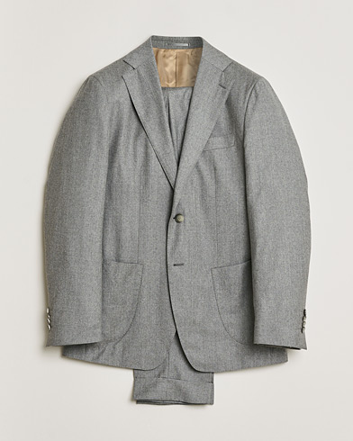 Pre-owned Rose & Born Flannel Wool Suit GRose & Born Flannel Wool Suit Grey 48ey 50 – Grey