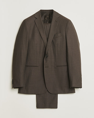 Pre-owned Caruso Wool & Cashmere Suit Brown 48 – Brown