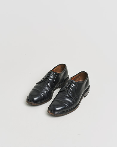 Pre-owned Allen Edmonds Leeds Shell Cordovan Derby Black US8,5 - EU42 – Black