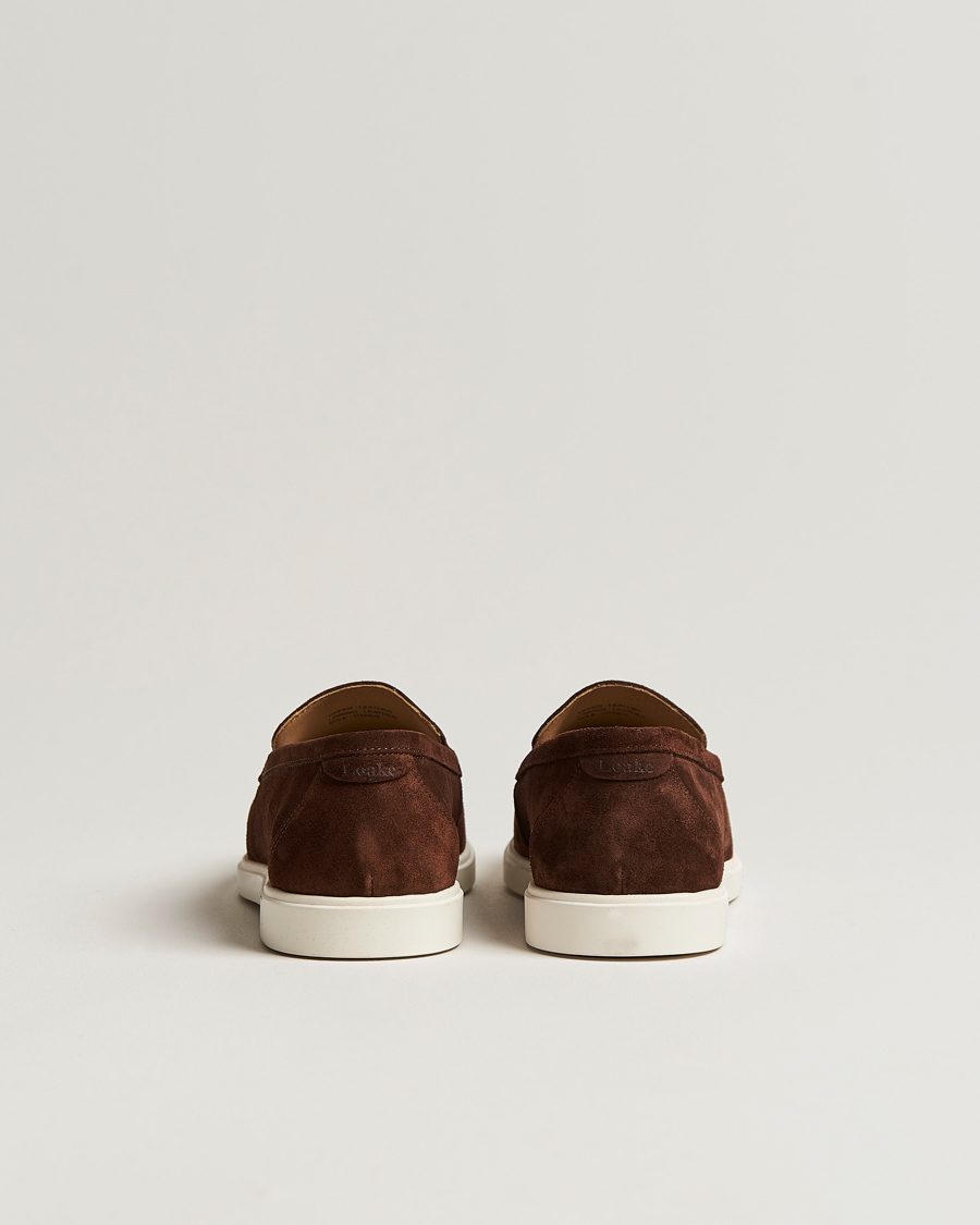 Men | Loafers | Loake Shoemakers | Loake 1880 Tuscany Suede Loafer Chocolate