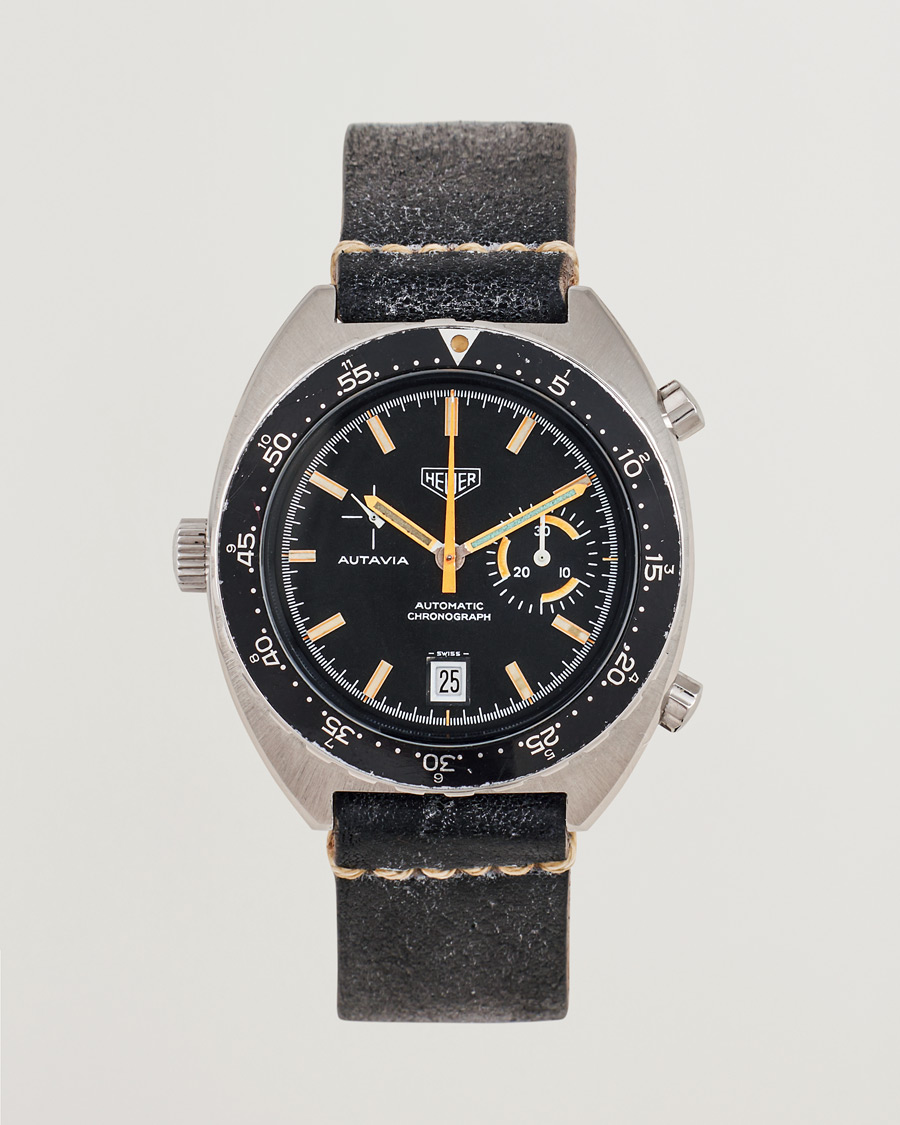 Men | Pre-Owned & Vintage Watches | Heuer Pre-Owned | Autavia 15630 MH Orange Boy Steel Black