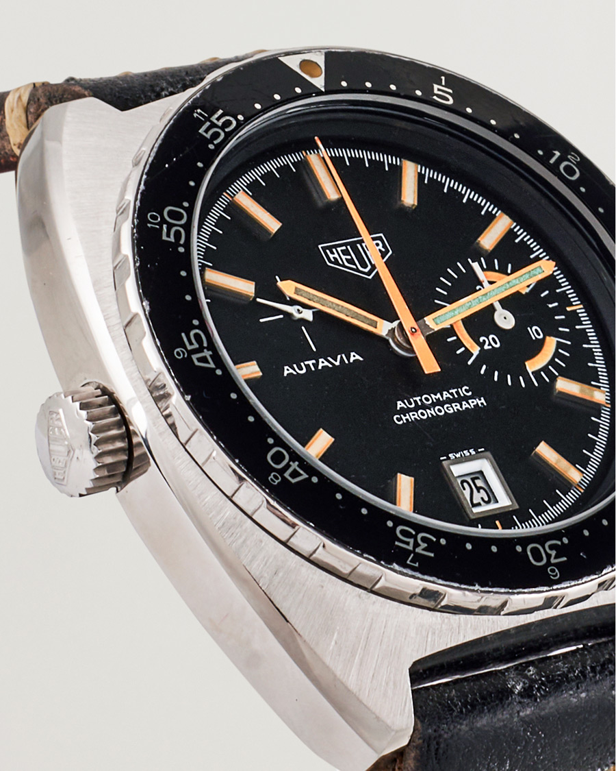 Men | Pre-Owned & Vintage Watches | Heuer Pre-Owned | Autavia 15630 MH Orange Boy Steel Black