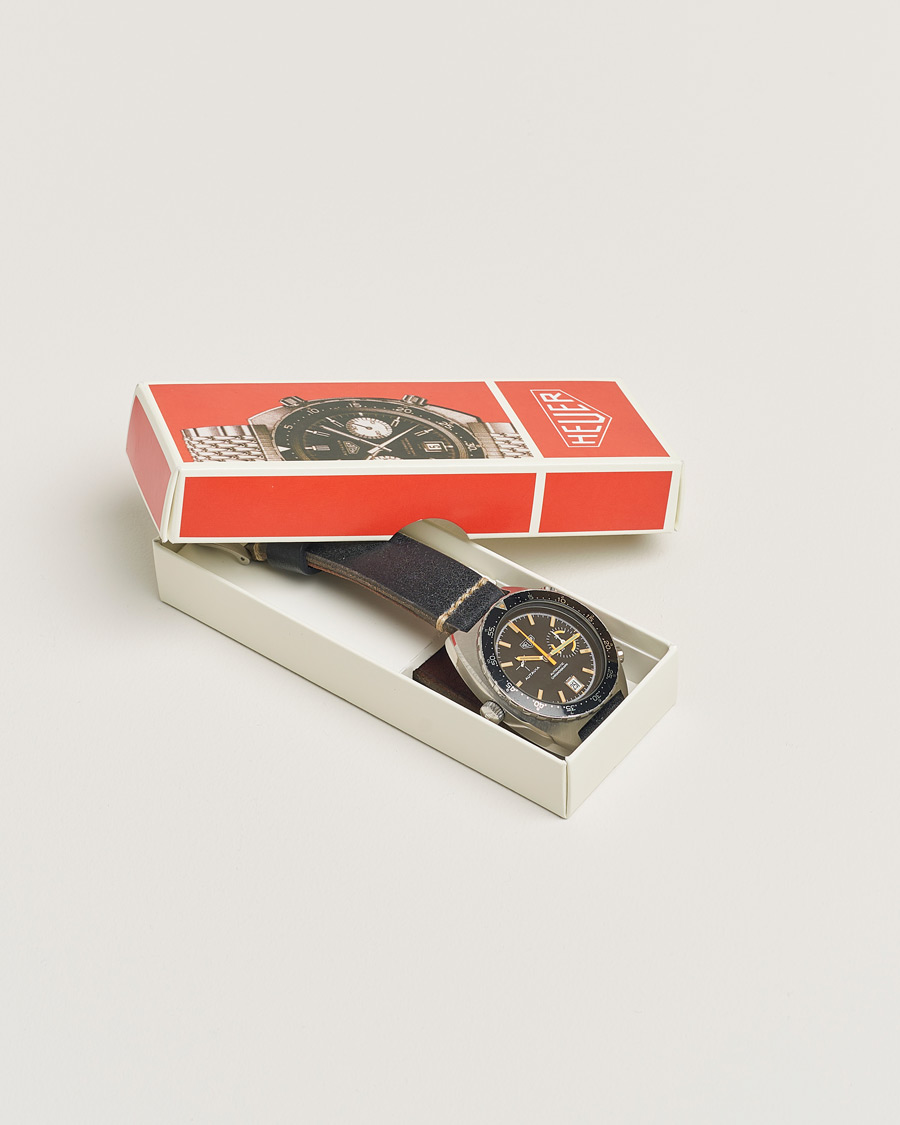 Men | Pre-Owned & Vintage Watches | Heuer Pre-Owned | Autavia 15630 MH Orange Boy Steel Black