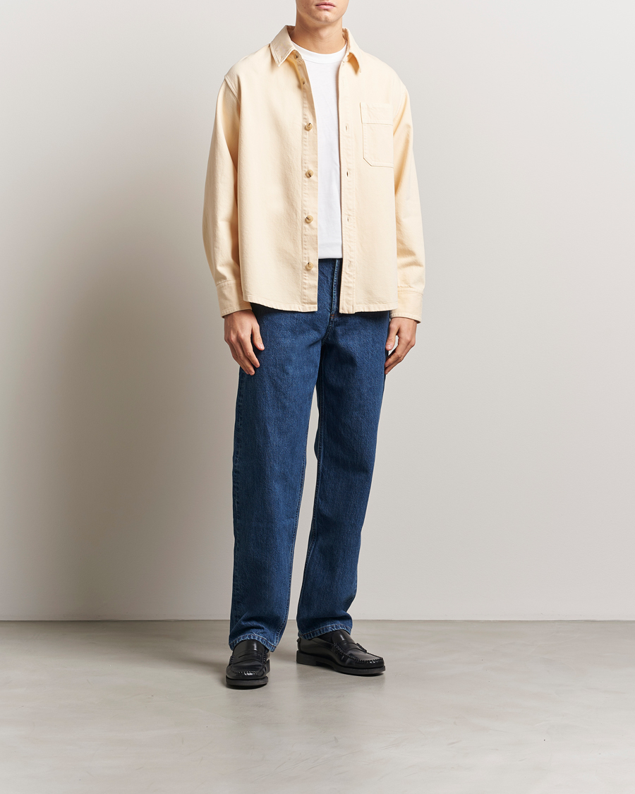 Men | Shirts | A.P.C. | Basile Denim Overshirt Vanilla