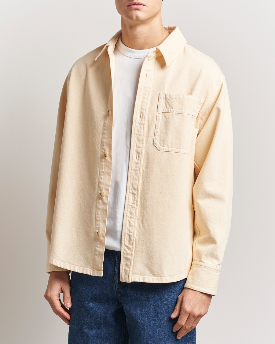 Men | Shirts | A.P.C. | Basile Denim Overshirt Vanilla