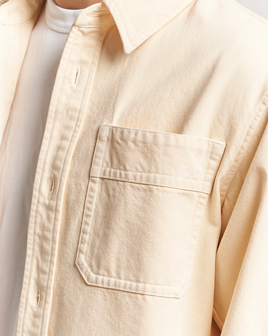 Men | Shirts | A.P.C. | Basile Denim Overshirt Vanilla