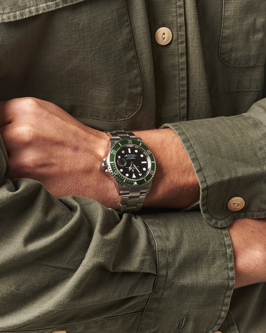 Men | Pre-Owned & Vintage Watches | Rolex Pre-Owned | Submariner Kermit