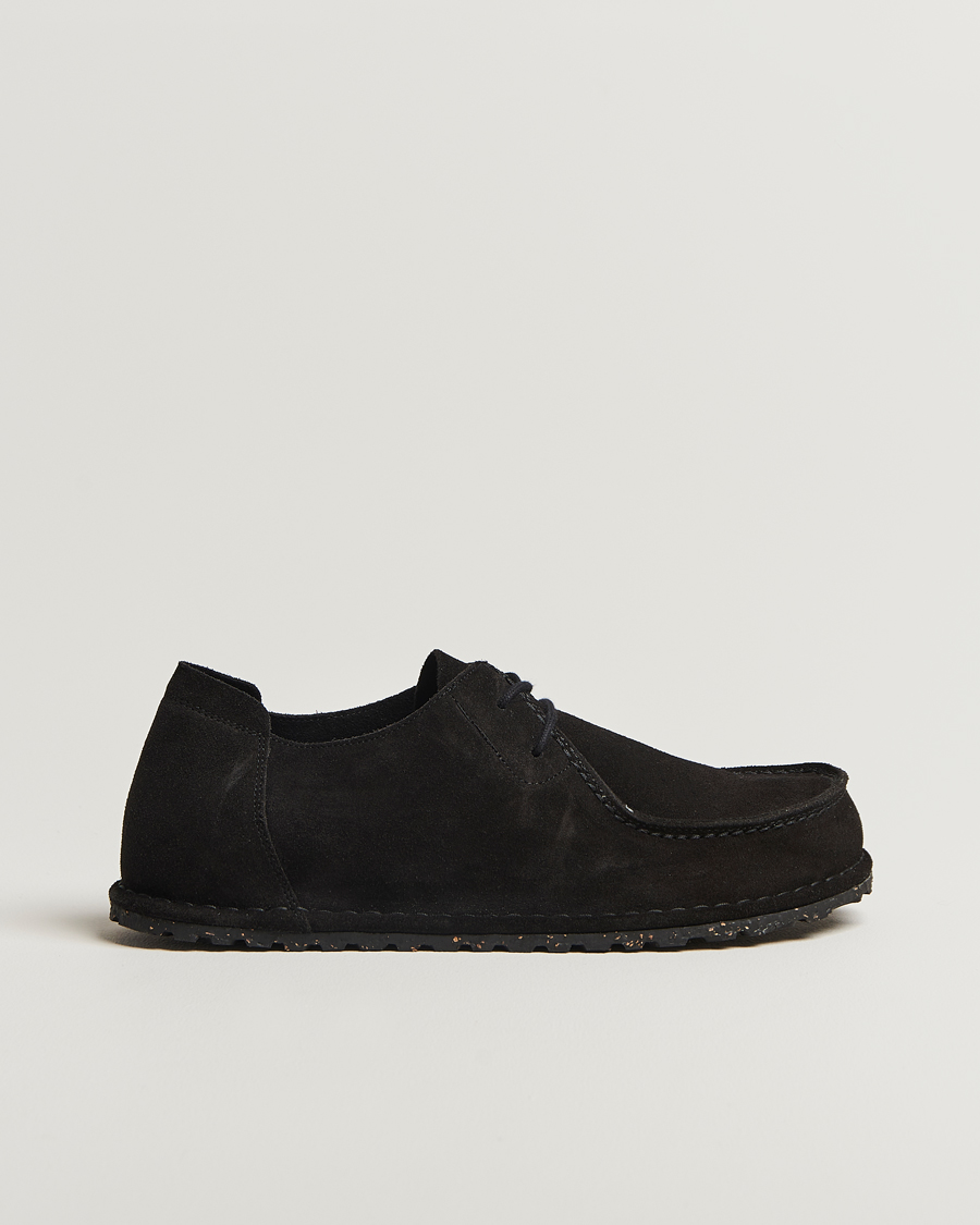 Men | Loafers | BIRKENSTOCK | Utti Lace Suede Loafer Black