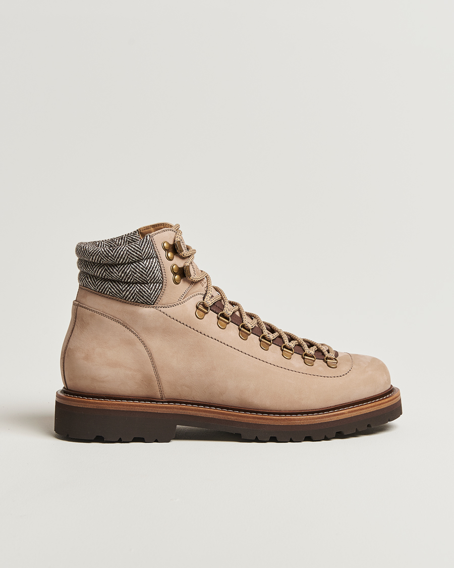 Men | Boots | Brunello Cucinelli | Winter Boots Beige Suede