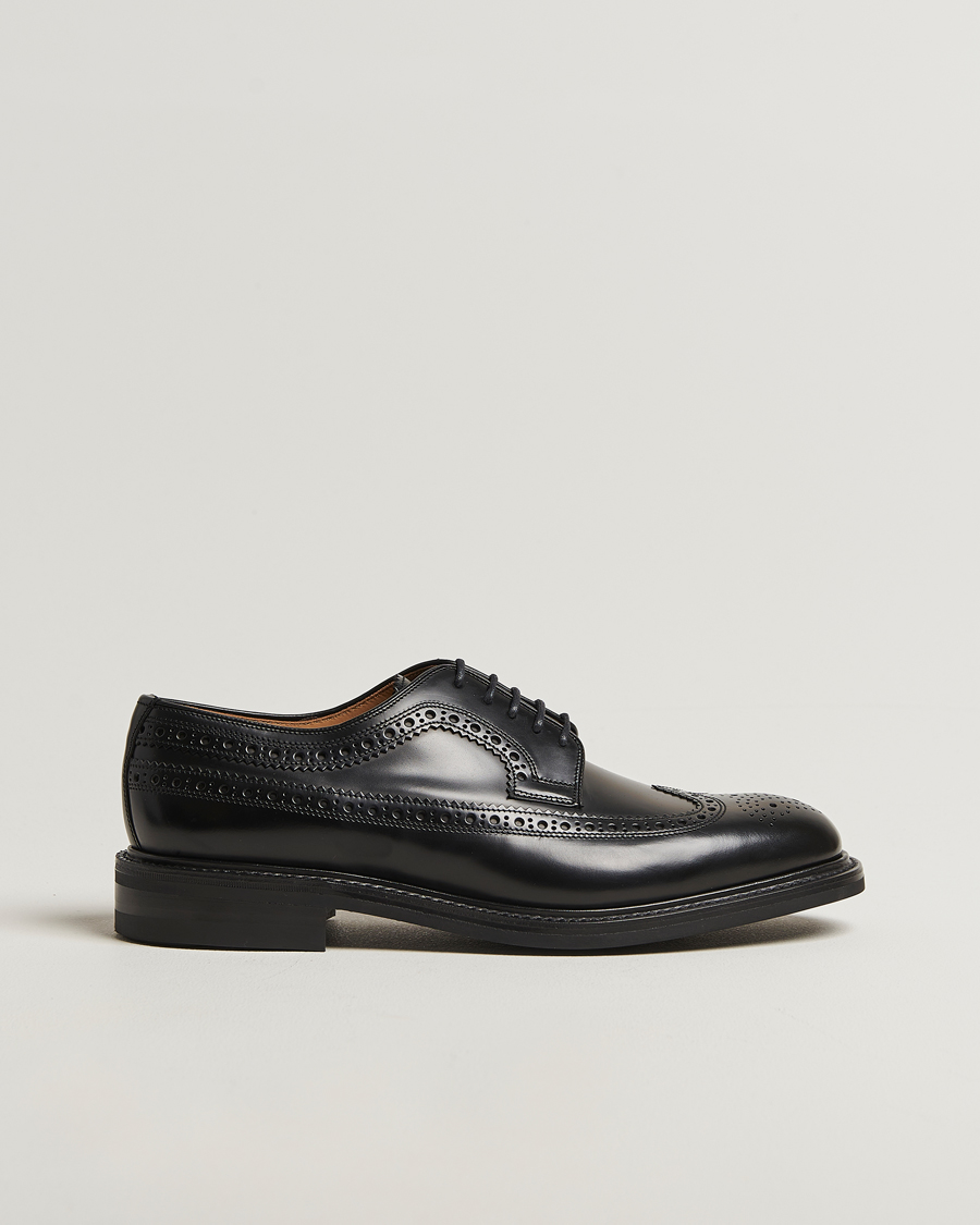 Men | Derby Shoes | Loake Shoemakers | Sovereign Longwing Derby Black