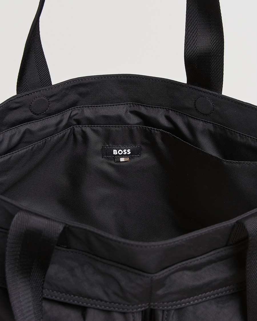 Men | Bags | BOSS BLACK | Catch Nylon Tote Bag Black