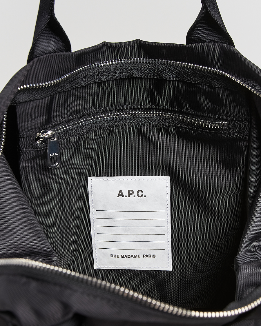 Men | Bags | A.P.C. | Backstage Nylon Cordura Tote Bag Black