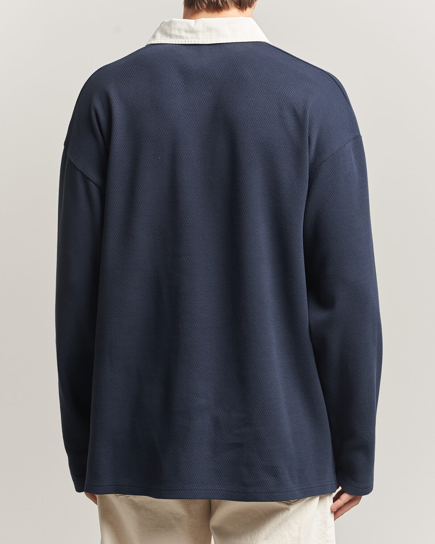 Men | Sweaters & Knitwear | Forét | Match Rugby Structured Sweatshirt Navy