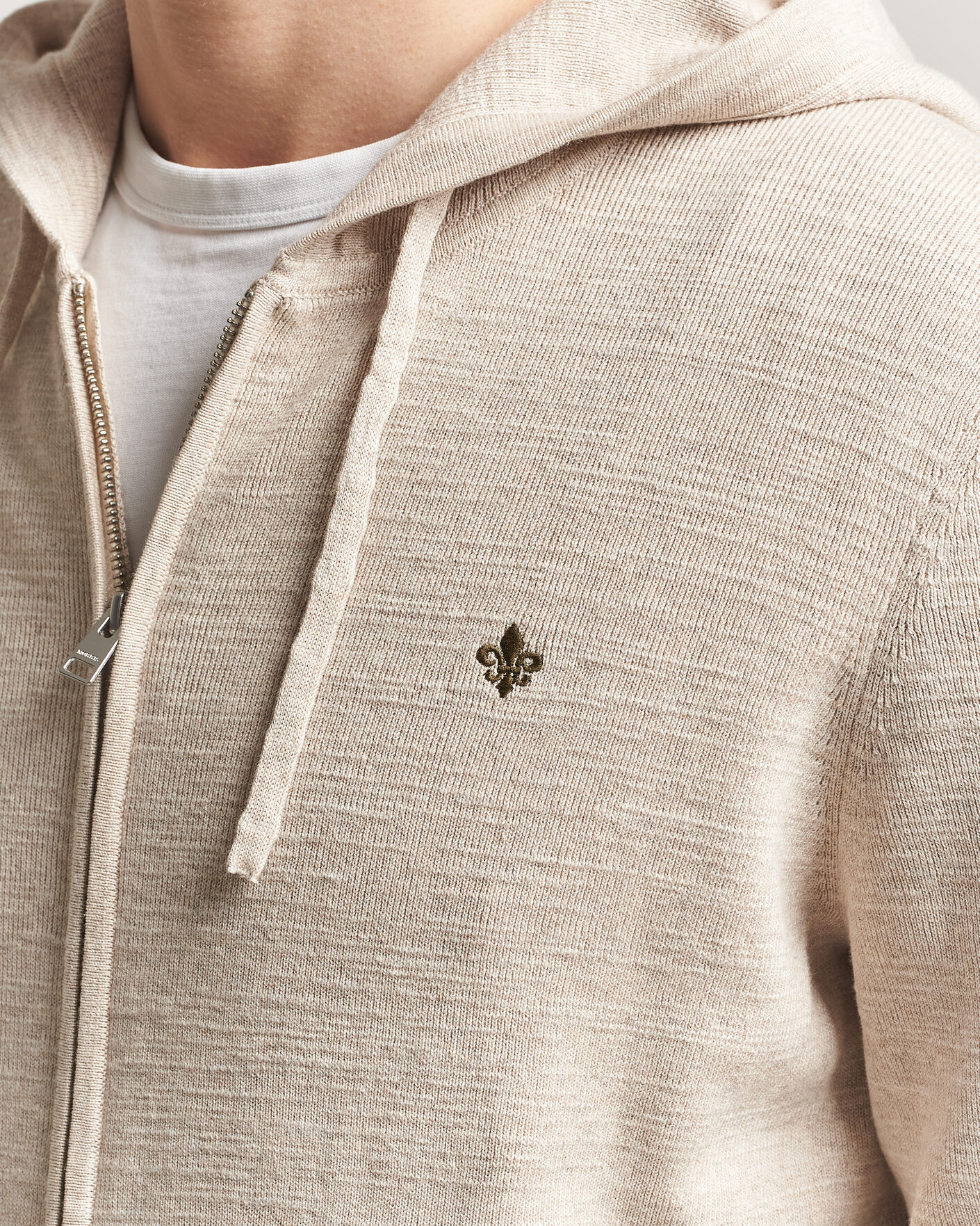 Men | Sweaters & Knitwear | Morris | Randall Full-Zip Hoodie Khaki