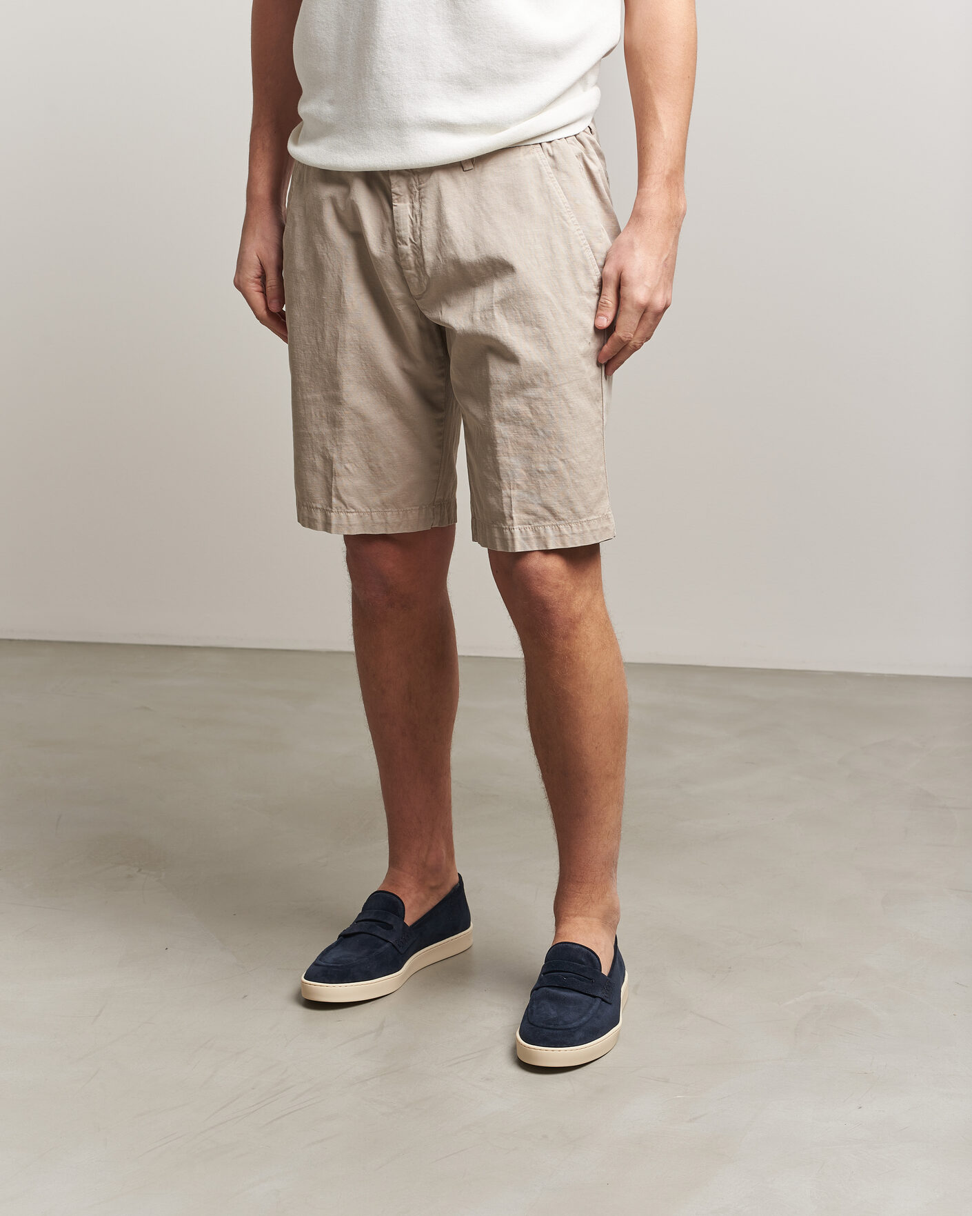 Men | Loafers | Canali | Summer Loafers Navy Suede