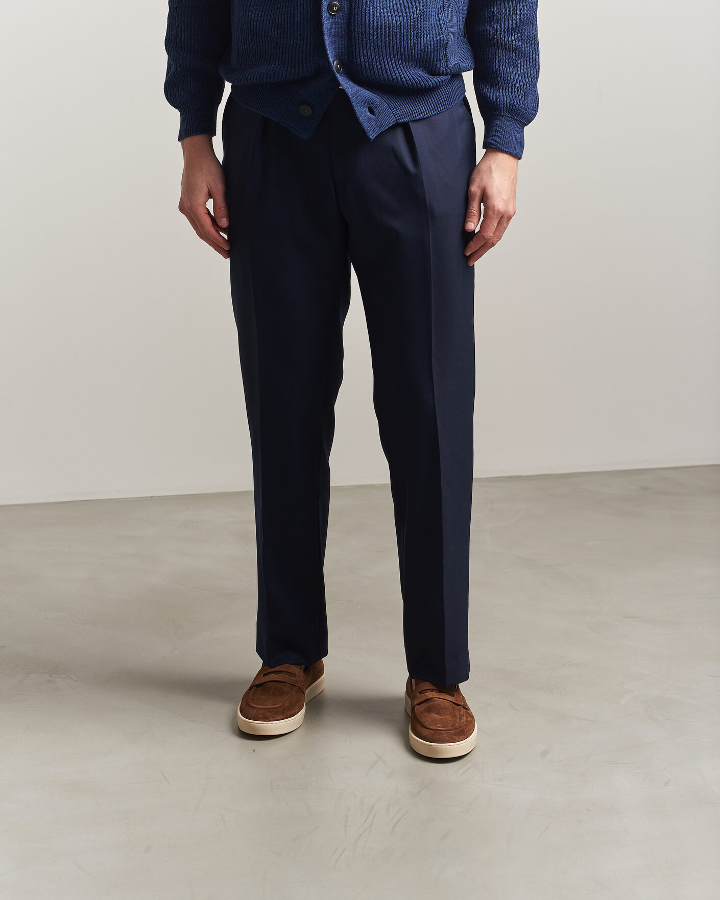 Men | Loafers | Canali | Summer Loafers Brown Suede