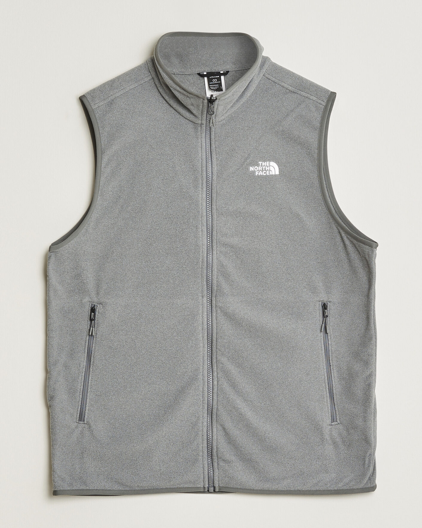 Men | Gilets | The North Face | Glacier Fleece Vest Grey