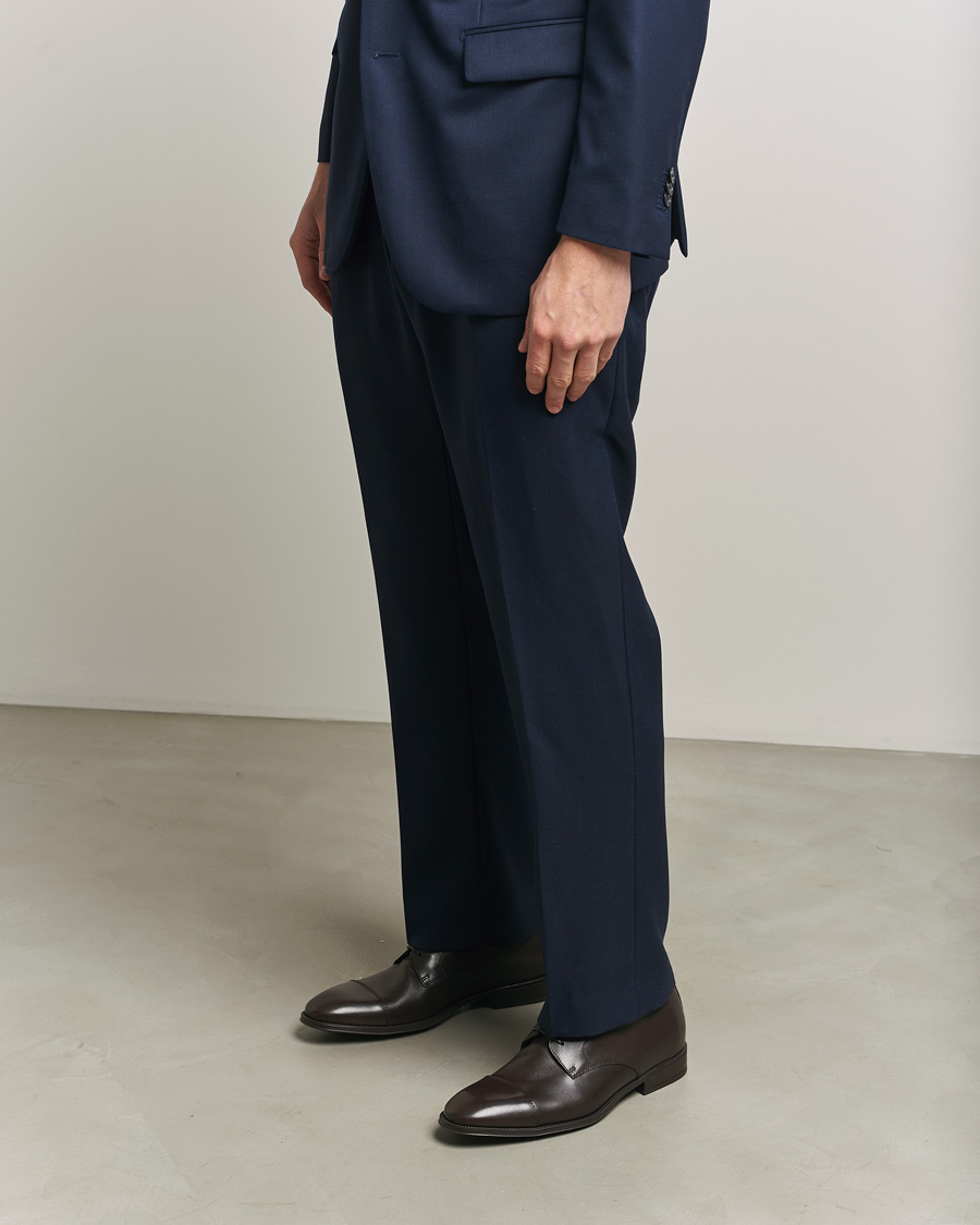 Men | Derby Shoes | Canali | Rubber Sole Derby Brown Calf