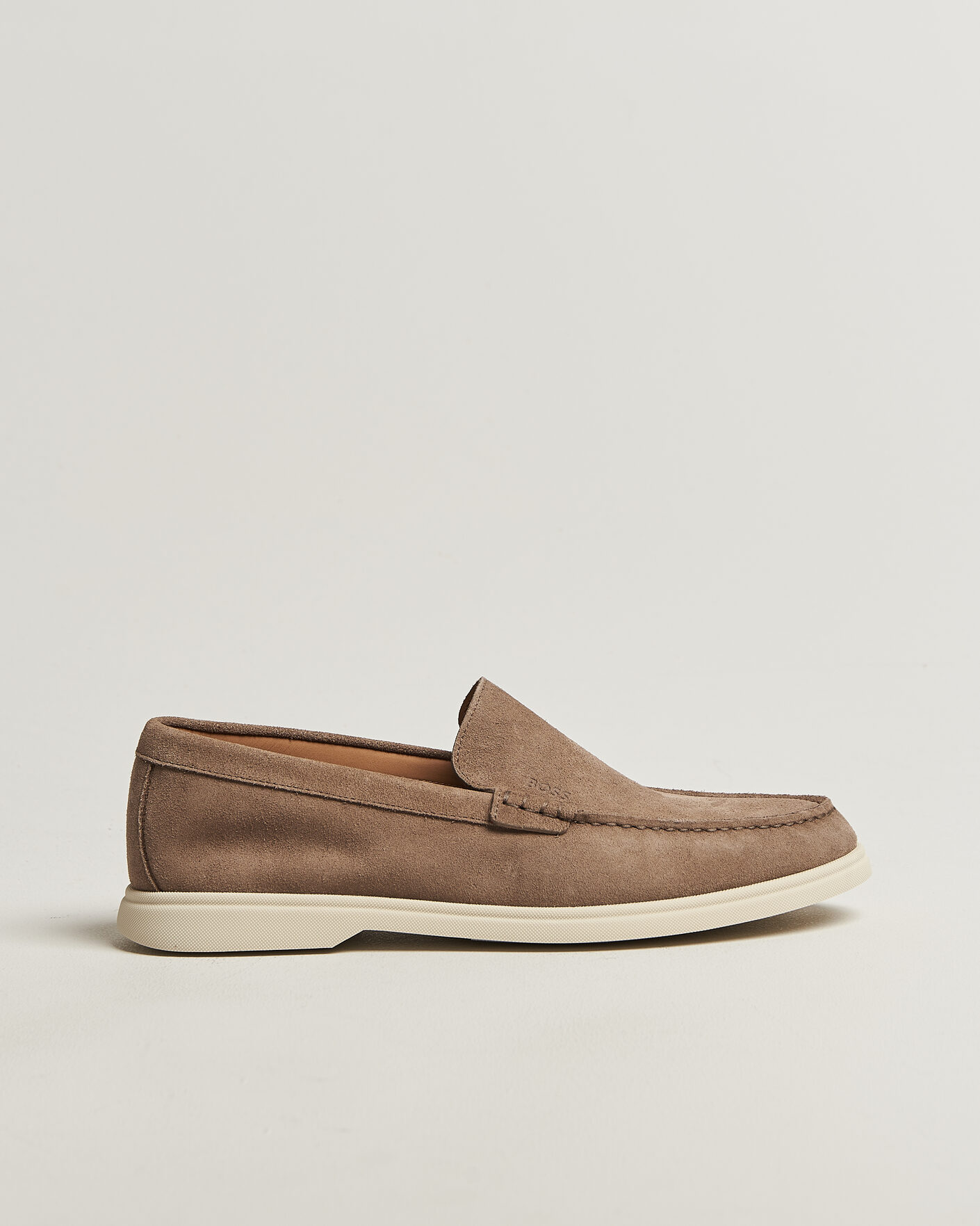 Men | Loafers | BOSS BLACK | Sienne Suede Loafer Medium Beige
