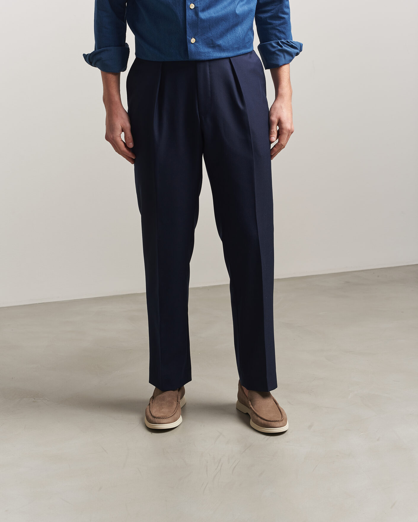 Men | Loafers | BOSS BLACK | Sienne Suede Loafer Medium Beige