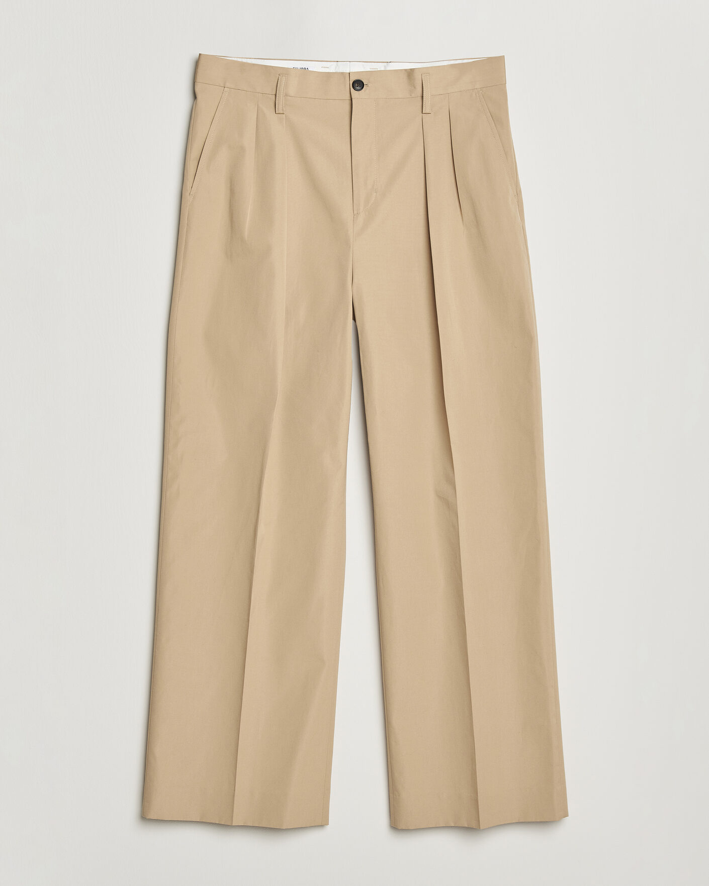 Men | Trousers | Filippa K | Milo Cotton Trousers Canvas Beige