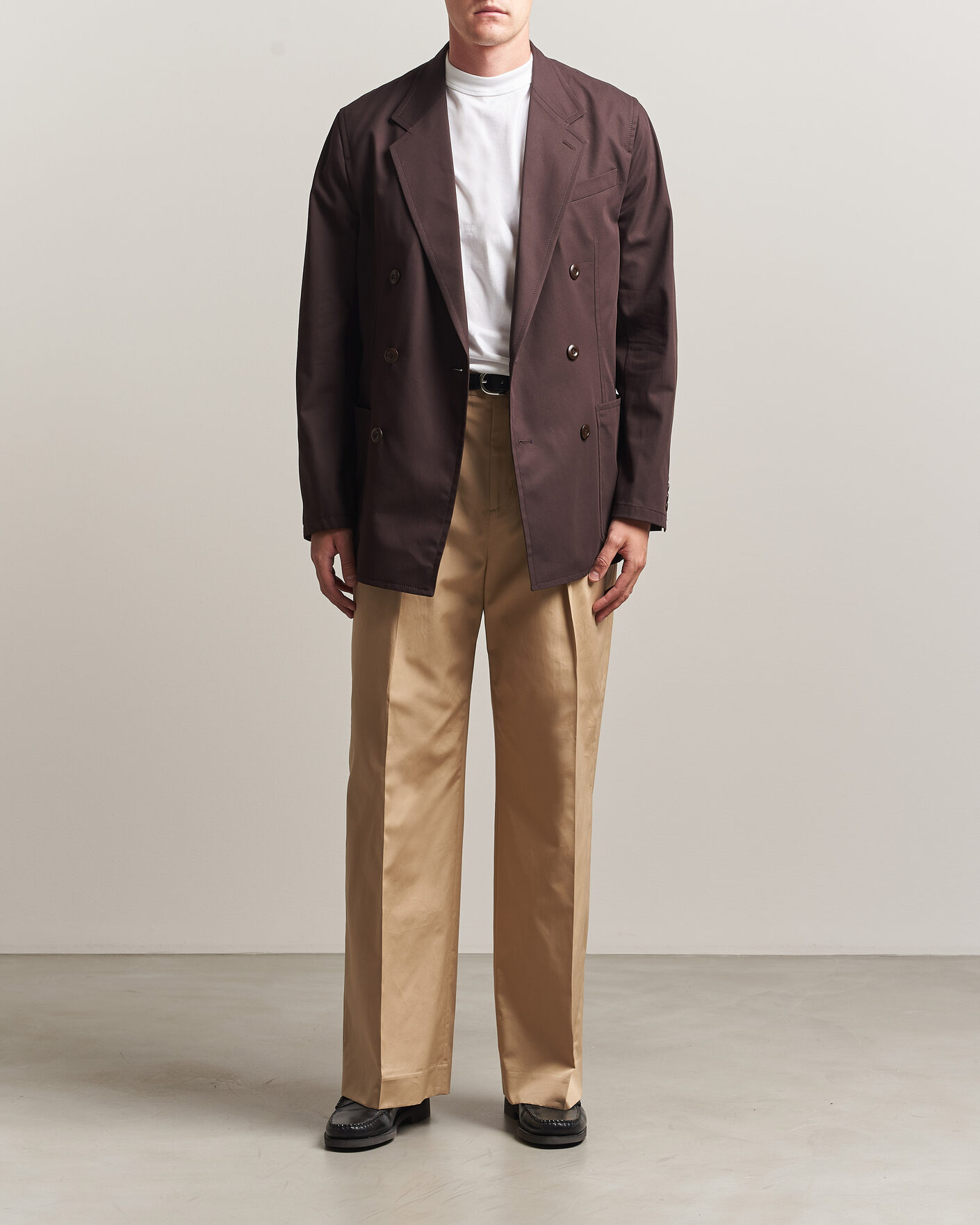 Men | Trousers | Filippa K | Milo Cotton Trousers Canvas Beige
