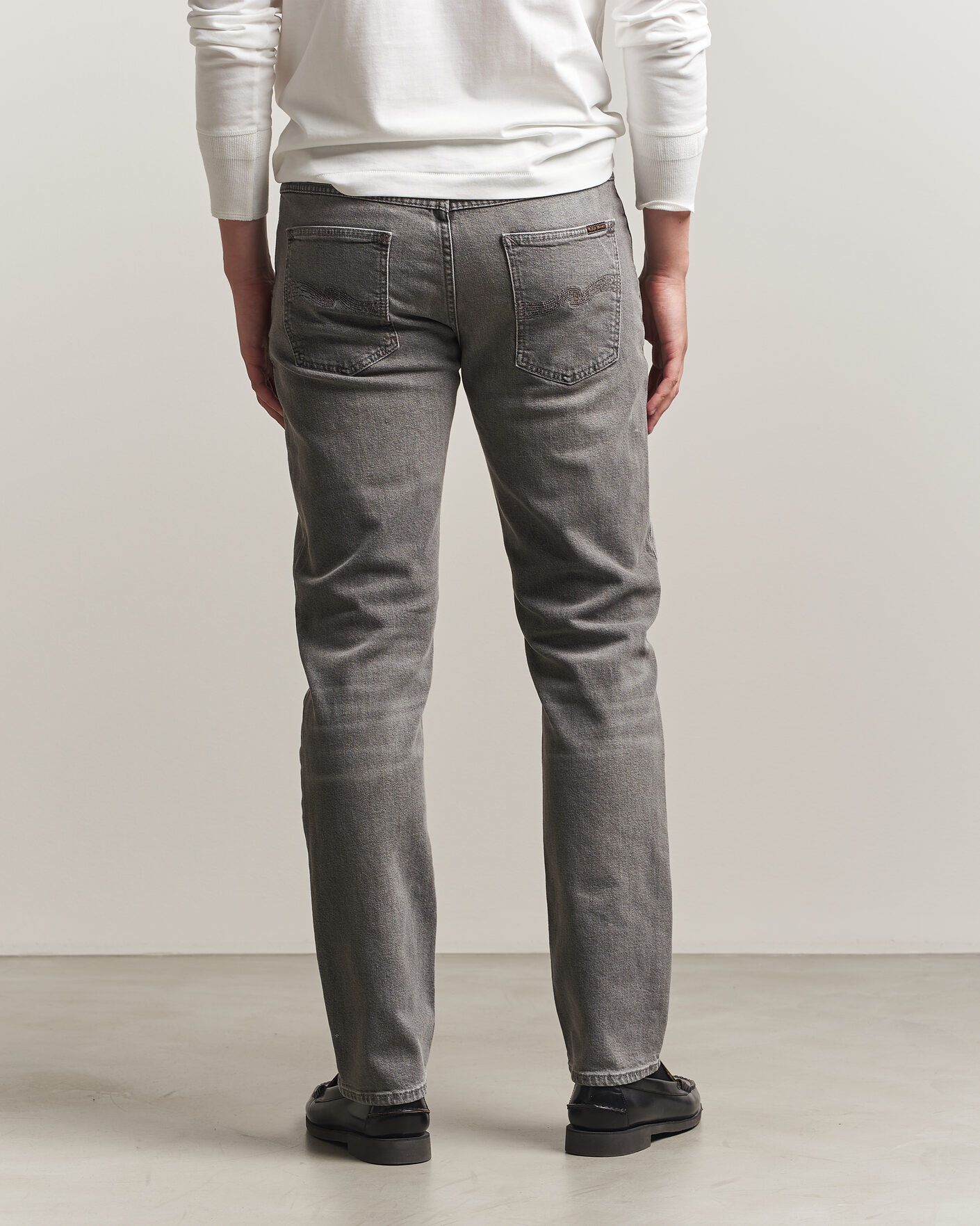 Men | Jeans | Nudie Jeans | Solid Ollie Jeans Pale Ash