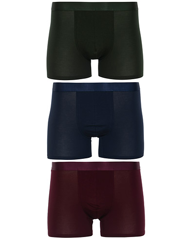  3-Pack Boxer Briefs Army Green/Navy Blue/Burgundy