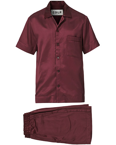  Home Suit Short Sleeve Burgundy