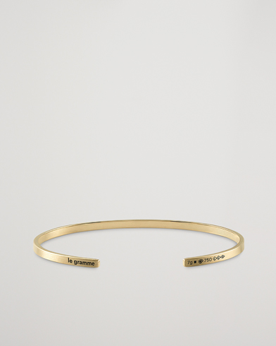  Ribbon Bracelet Brushed  Gold 18-Karat 7g