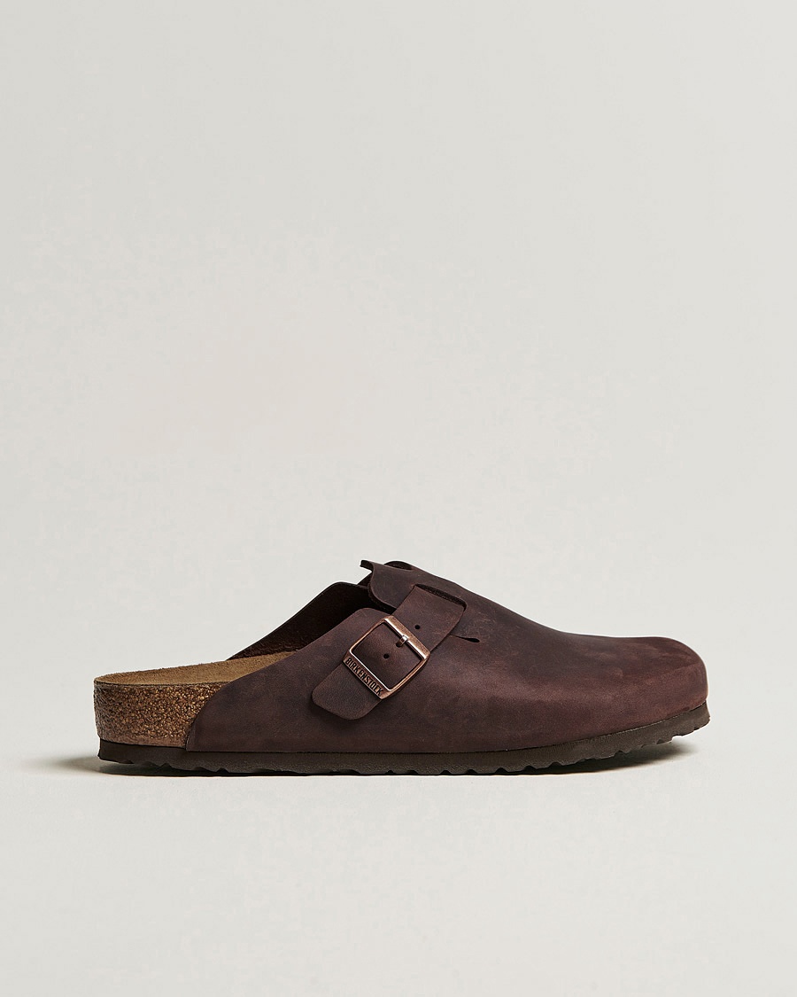 BIRKENSTOCK Boston Classic Footbed Habana Oiled Leather – Brown
